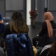 Students discuss policy with Rushanara Ali MP